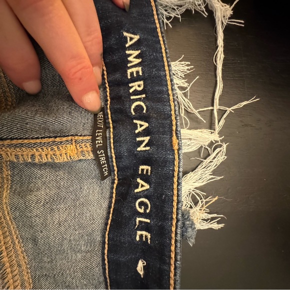 AE Distressed Blue Denim Jeans - Picture 2 of 4